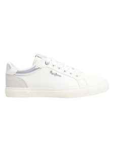 Pepe Jeans FOOTWEAR Sneakersy "Kenton Court" w kolorze białym rozmiar: 37. Białe trampki Pepe Jeans FOOTWEAR, bez wzorów, z jeansu, bez zapięcia. Za 152,99 zł.