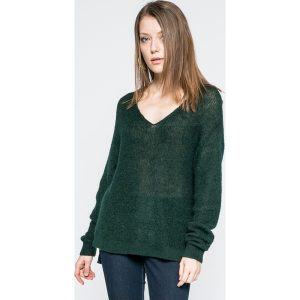 Hilfiger Denim - Sweter. Szare swetry klasyczne marki Hilfiger Denim, z denimu. W wyprzedaży za 229,90 zł.
