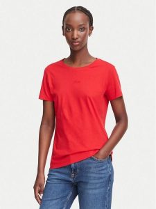BOSS T-Shirt C_Elove 50554696 Czerwony Slim Fit. Czerwone t-shirty Boss, xl, bez wzorów, z bawełny, bez kołnierzyka, bez ramiączek. Za 217,99 zł.