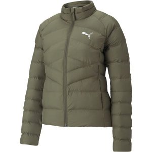 Kurtka damska Puma WARMCELL. Zielone kurtki Puma, na zimę, s, bez wzorów, z puchu, bez kaptura. Za 262,99 zł.