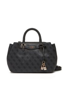 Guess Torebka Katya HWSG96 52060 Szary. Szare torebki klasyczne Guess, z aplikacjami, ze skóry, bez dodatków. Za 489,99 zł.