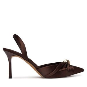 Szpilki Aldo. Brązowe szpilki ALDO, bez wzorów, bez obcasa. Za 419,99 zł.