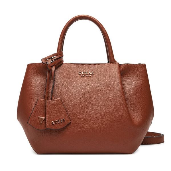 Torebka Guess. Brązowe torebki klasyczne Guess, z aplikacjami, bez dodatków. Za 429,99 zł.