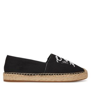 Espadryle KARL LAGERFELD. Czarne espadryle KARL LAGERFELD, bez wzorów, bez obcasa. Za 359,99 zł.