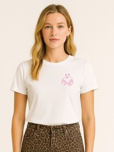 WOOOP Koszulka w kolorze białym rozmiar: S. Białe bluzki Wooop, s, bez wzorów, bez kołnierzyka, bez ramiączek. Za 56,99 zł.