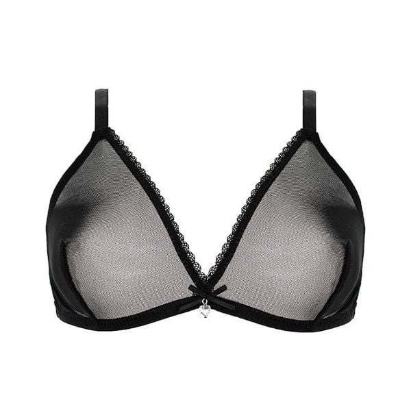 Biustonosz gładki miękki z elastycznym wykończeniem Ivi. Niebieskie biustonosze Intica, bez wzorów. Za 89,00 zł.