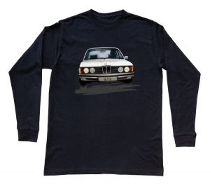 BMW 3 — bluzka z długim rękawem (Rozmiar: 3 - 4 lata; Kolor koszulki: czarny; Rodzaj nadruku: BMW 3). Czarne bluzki nikiniki, s, bez wzorów, z bawełny, bez kołnierzyka, bez ramiączek. Za 79,00 zł.