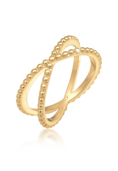Elli Damski krzyż kula Modern Blogger Trend w srebrze 925 Sterling Silver Pierścionki 1 ct. Szare pierścionki Elli, srebrne. Za 283,99 zł.