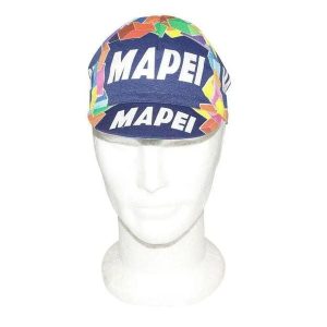 Czapka rowerowa Gist Equipe Vintage Mapei. Brązowe czapki GIST, bez wzorów, z materiału, eleganckie. Za 113,77 zł.