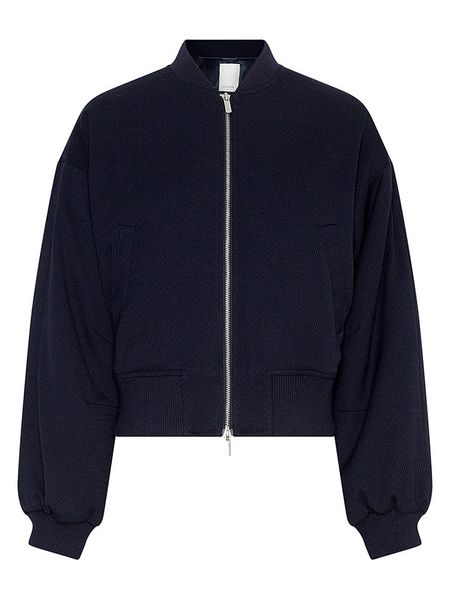 MOSS COPENHAGEN Kurtka w kolorze granatowym rozmiar: S/M. Niebieskie kurtki Moss Copenhagen, m, bez wzorów, bez kaptura. Za 259,95 zł.