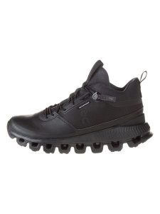 ON RUNNING Buty turystyczne "Cloud Hi Waterproof 1" w kolorze czarnym rozmiar: 36. Czarne buty trekkingowe On Running, bez zapięcia. Za 303,06 zł.