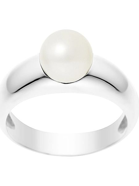 Pearl Addict Srebrny pierścionek z perłą rozmiar: 60. Szare pierścionki Pearl Addict, z perłą, srebrne. Za 328,65 zł.