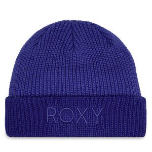 Czapka Roxy. Niebieskie czapki Roxy, bez wzorów. Za 79,99 zł.