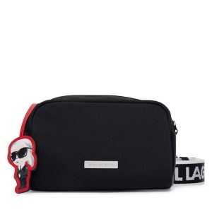 Torebka KARL LAGERFELD. Czarne torebki klasyczne KARL LAGERFELD, bez wzorów, bez dodatków. Za 649,99 zł.