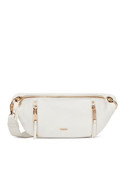 DeeZee Saszetka nerka DZE-L-002-07 Biały. Białe nerki i saszetki DeeZee, bez wzorów, ze skóry, bez dodatków. Za 119,99 zł.