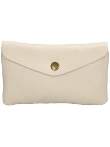 Charm Portfel "Elisa" w kolorze kremowym - 15,5 x 10 x 2,5 cm rozmiar: onesize. Brązowe portfele Charm, bez wzorów, z materiału. Za 74,28 zł.