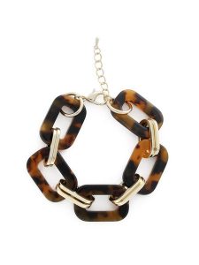 Acccessories Bransoletka 1W8-003-SS20 Brązowy. Brązowe bransoletki Acccessories. Za 39,99 zł.