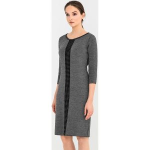 Sukienka w kolorze szarym. Sukienki marki Far Far Fashion. W wyprzedaży za 114,95 zł.