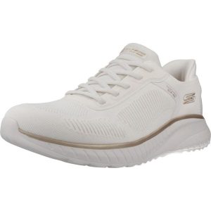 Buty SKECHERS BOBS SQUAD CHAOS Biały. Białe buty trekkingowe Skechers, z syntetyku, bez zapięcia. Za 367,99 zł.