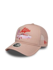 New Era Czapka z daszkiem Western 9FORTY A-Frame 60667504 Różowy. Czerwone czapki New Era, bez wzorów, z bawełny. Za 119,99 zł.