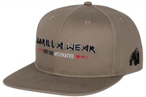 Wayne Snapback Czapka - Brązowy. Brązowe czapki GORILLA WEAR, bez wzorów, z bawełny. Za 142,85 zł.