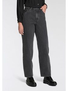 Levi´s Dżinsy "Baggy Dad" - Comfort fit - w kolorze ciemnoszarym rozmiar: W34/L32. Czarne jeansy z aplikacjami. Za 158,10 zł.