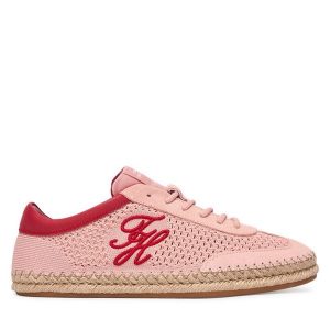 Espadryle Tommy Hilfiger. Czerwone espadryle TOMMY HILFIGER, bez wzorów, bez obcasa. Za 449,99 zł.