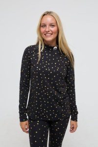 Top Bazowy OOSC - Shining Star Damski. Czarne kombinezony OOSC, xl, bez wzorów, z materiału, retro, bez kołnierzyka, bez ramiączek, długie. Za 269,99 zł.
