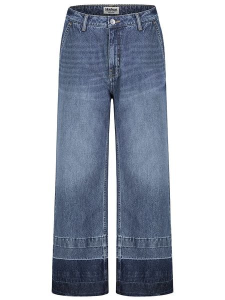 Sublevel Dżinsy - Comfort fit - w kolorze niebieskim rozmiar: XS. Niebieskie jeansy Sublevel, z aplikacjami, ze skóry, z podwyższonym stanem. Za 118,56 zł.