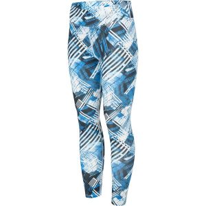 Legginsy treningowe damskie SPDF004 - multikolor allover. Legginsy marki 4f. W wyprzedaży za 69,99 zł.