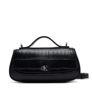 Torebka Calvin Klein. Czarne torebki klasyczne Calvin Klein, bez wzorów, bez dodatków. Za 449,99 zł.