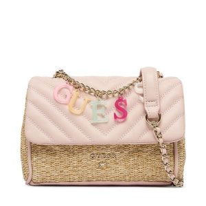 Torebka Guess. Czerwone listonoszki Guess, z aplikacjami, bez dodatków. Za 339,99 zł.