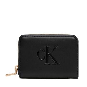 Portfel Calvin Klein. Czarne portfele Calvin Klein, bez wzorów. Za 209,99 zł.