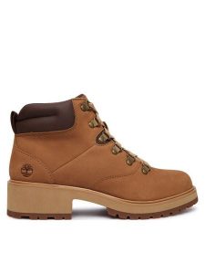 Timberland Trapery Carnaby Row TB0A2QH4EM41 Brązowy jasny. Brązowe buty zimowe Timberland, z nubiku, bez obcasa, bez zapięcia. Za 739,99 zł.