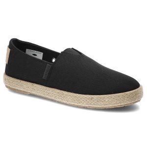 Czarne Espadryle Cross Jeans Wygodne Buty Damskie. Czarne espadryle Cross Jeans, bez wzorów, z jeansu, bez obcasa. Za 99,00 zł.