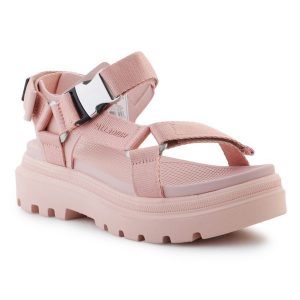 Sandały Palladium Pallacruise Strap 97465-605-M różowe. Czerwone sandały bez wzorów, bez obcasa, bez zapięcia. Za 517,53 zł.