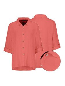 Eight2Nine Bluzka w kolorze czerwonym rozmiar: L/XL. Czerwone bluzki Eight2Nine, l, bez wzorów, bez kołnierzyka, bez ramiączek. Za 123,45 zł.