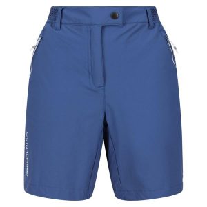 Damskie Szorty Mountain II. Niebieskie szorty Regatta, bez wzorów, sportowe. Za 71,99 zł.