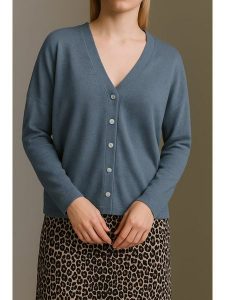 Cotton Candy Kardigan w kolorze niebieskim rozmiar: M. Niebieskie kardigany Cotton Candy. Za 130,81 zł.