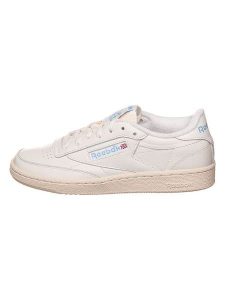 Reebok Skórzane sneakersy "Club C 85 Vintage" w kolorze białym rozmiar: 38. Białe trampki Reebok, bez wzorów, bez zapięcia. Za 249,95 zł.
