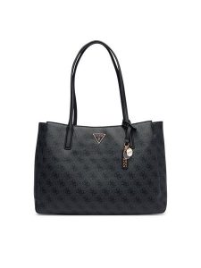 Guess Torebka Noelle II HWBG96 72260 Czarny. Czarne torebki klasyczne Guess, z aplikacjami, ze skóry, bez dodatków. Za 634,99 zł.
