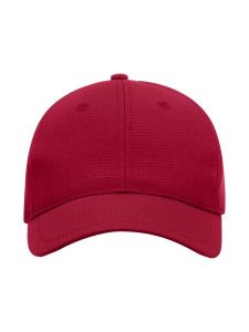 Clique Active Cap wentylowana czapka 6-panelowa – Red. Czerwone czapki CLIQUE, bez wzorów, z elastanu, sportowe. Za 87,88 zł.