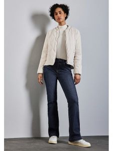 Street One Dżinsy - Skinny fit - w kolorze granatowym rozmiar: W28/L30. Niebieskie jeansy Street One, z aplikacjami, ze skóry. Za 127,35 zł.