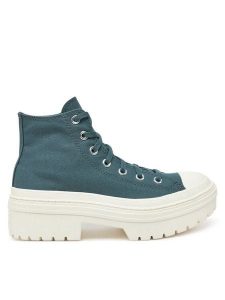 Converse Trampki Chuck Taylor All Star Lugged Heel Platform A10619C Niebieski. Niebieskie trampki Converse, bez wzorów, z materiału, bez zapięcia. Za 269,99 zł.