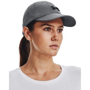 Czapka damska Under Armour Women's UA Blitzing Adj. Szare czapki Under Armour, bez wzorów, sportowe. Za 79,00 zł.