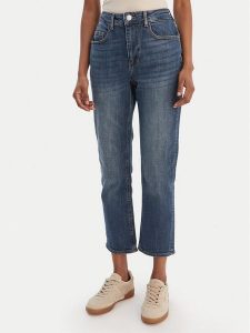 Vero Moda Jeansy Rosie 10342051 Niebieski Straight Fit. Niebieskie jeansy Vero Moda, bez wzorów, z bawełny. Za 199,99 zł.