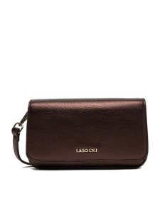 Lasocki Torebka CEO-LSK-L-006-09 Brązowy. Brązowe listonoszki Lasocki, bez wzorów, z materiału, bez dodatków. Za 129,99 zł.