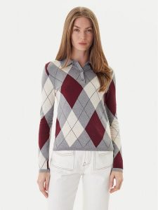 Tommy Hilfiger Sweter WW0WW48393 Kolorowy Regular Fit. Swetry klasyczne TOMMY HILFIGER, m, z bawełny, bez kołnierzyka. Za 559,99 zł.