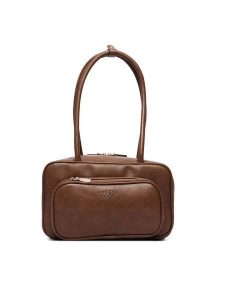Guess Torebka Bronna HWBG23 36080 Brązowy. Brązowe torebki klasyczne Guess, z aplikacjami, ze skóry, bez dodatków. Za 494,99 zł.