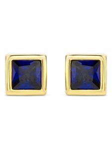 Diamant Exquis Złote kolczyki-wkrętki z szafirami rozmiar: onesize. Niebieskie kolczyki Diamant Exquis, z szafirem, złote. Za 371,59 zł.